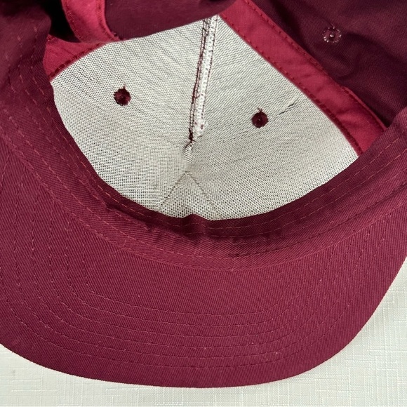 The Landmark Project Burgundy Adjustable SnapBack Hat with Tree Patch - Picture 8 of 11